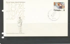 CANADA   POST OFFICE  FDC   ISSUED   1974   (FDC 006)