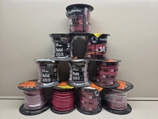  1 Southwire/Cerrowire THHN 14 Gauge Solid Wire, 100' per Roll, Red