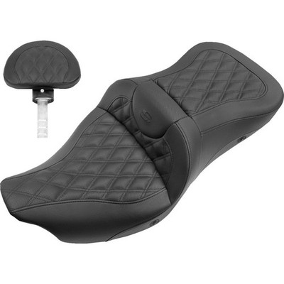 Saddlemen LS Heated Roadsofa Seat Harley FLHR FLHT FLHX FLTR 08-22 80807B182BRHC