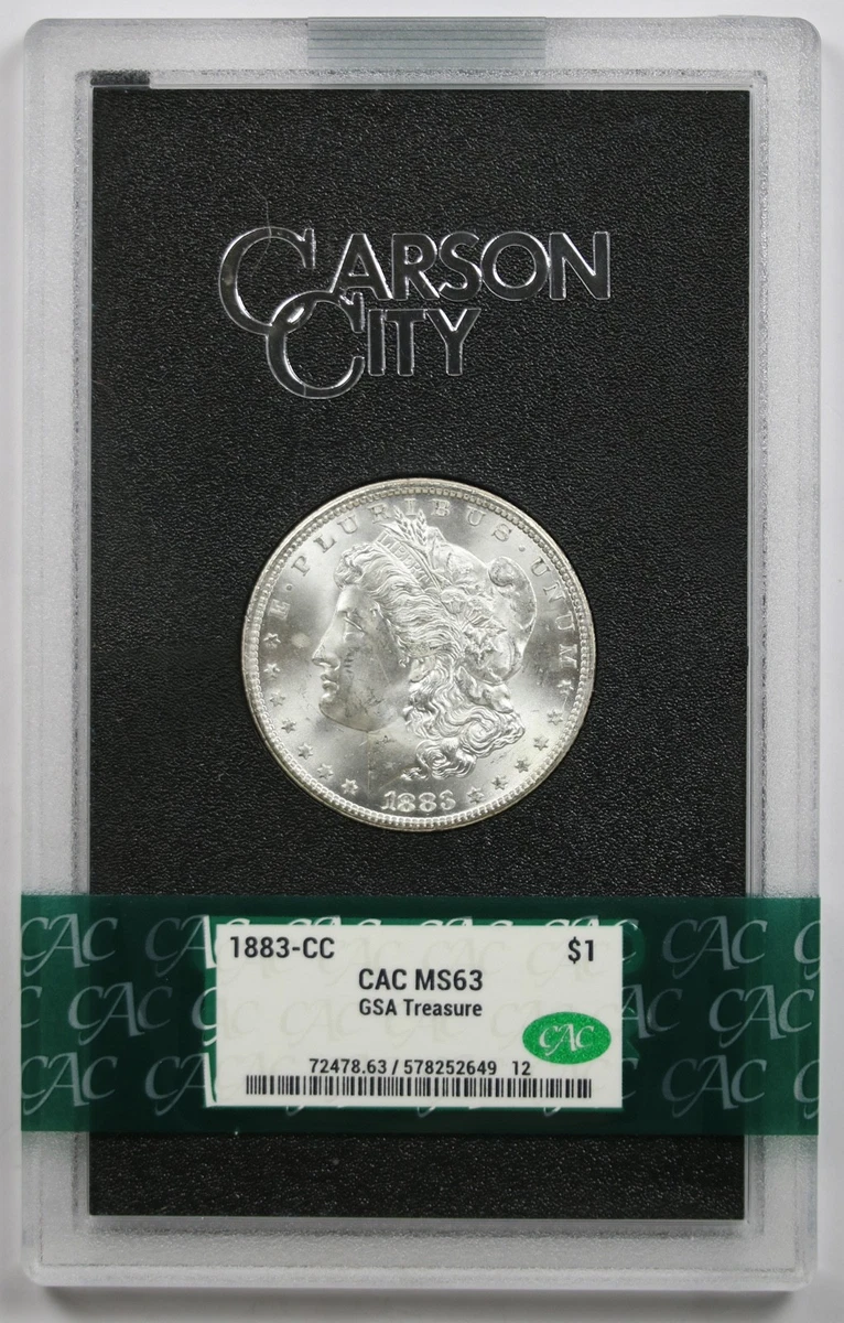 25+ Carson City Grade MS 63 1883 Year Morgan US Dollars (1878-1921
