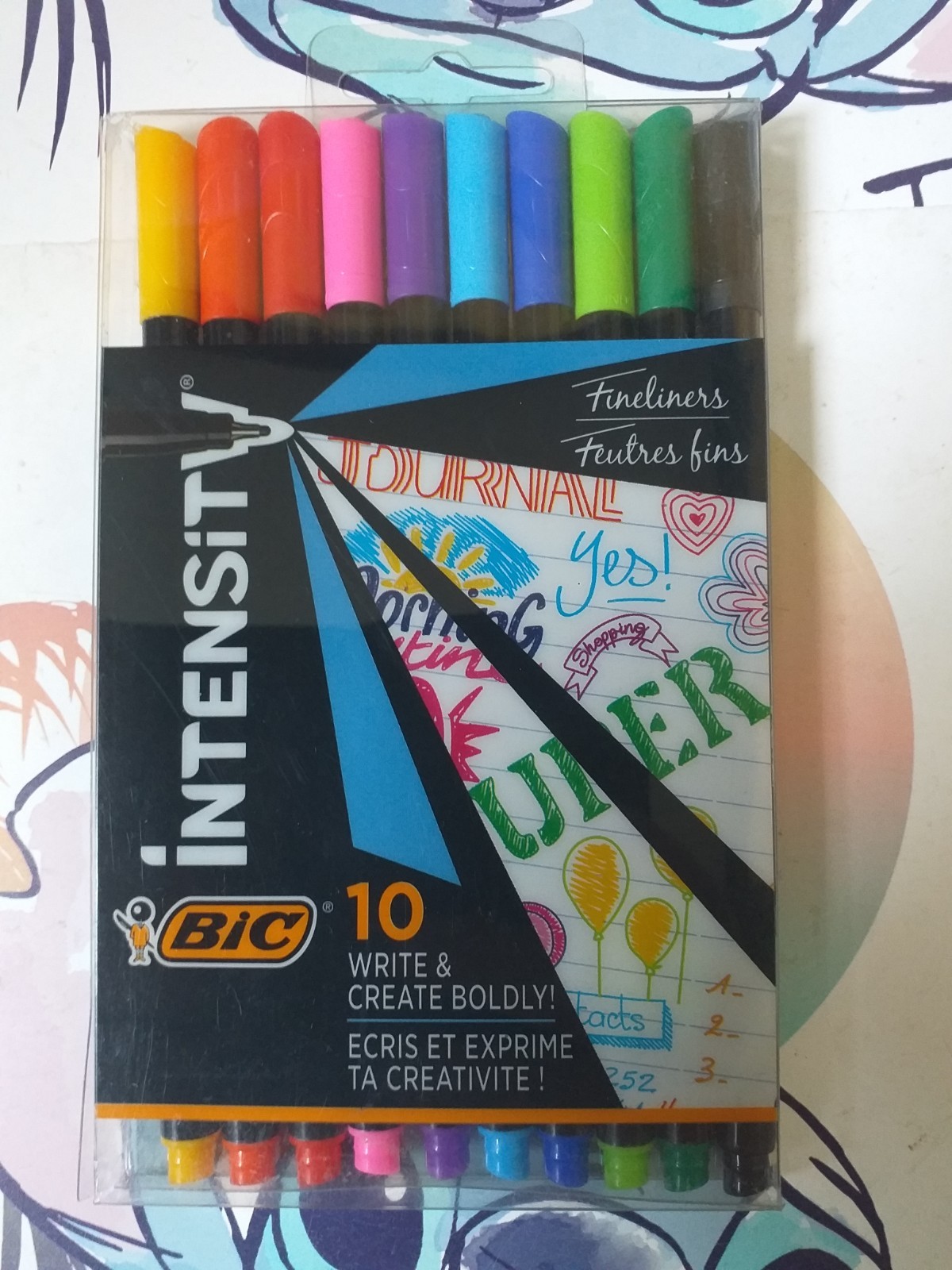BIC INTENSITY MULTICOLOURED PENS X 10 PACK