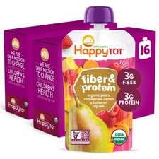 Organics Stage 4 Baby Food Pouches, Gluten Free, Vegan Snack, Fiber Protein...
