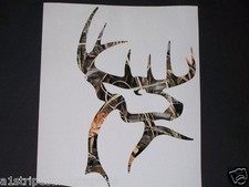 Green Camo Buck Commander Deer Head Window Decal Decals Hunter Hunting Bow Hunt Green Camo Buck Commander Deer Head Window Decal Decals Hunter Hunting Bow Hunt
