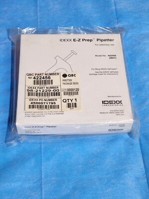 IDEXX E-Z prep ™ Pipetter | eBay