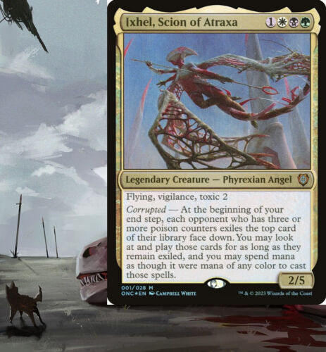 Ixhel, Scion of Atraxa Commander Deck Toxic Infect EDH Magic MTG Ready-to-Play - Picture 1 of 12