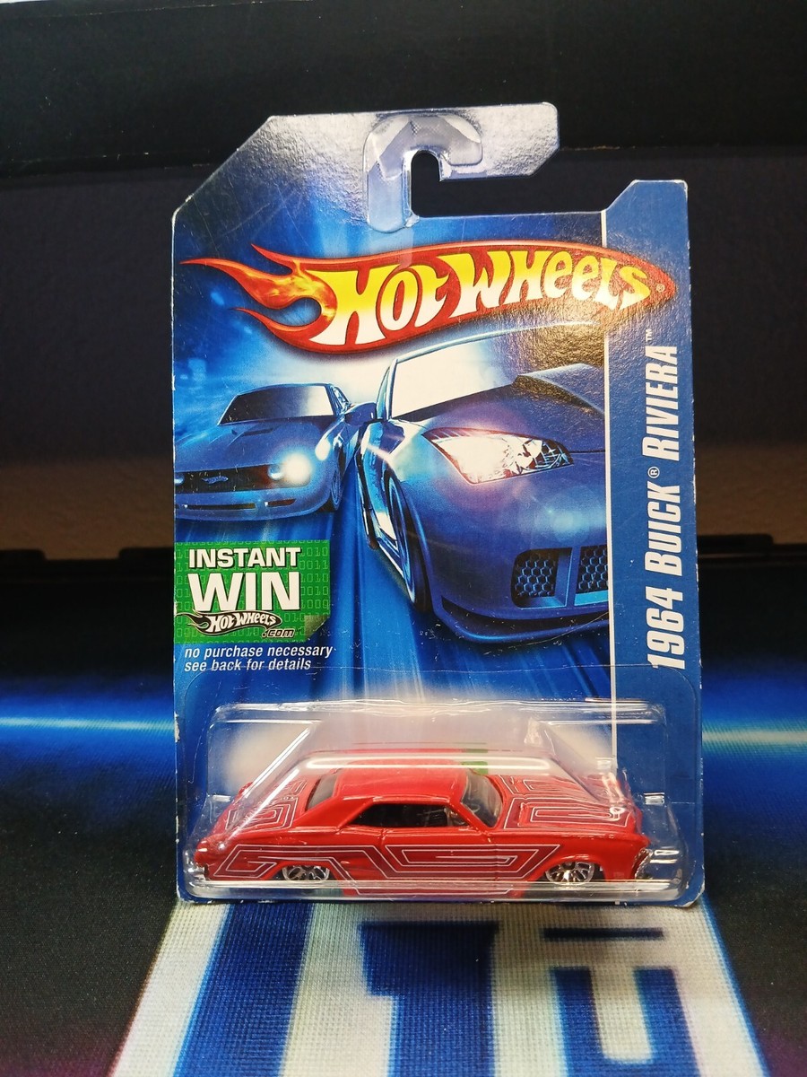 Hot Wheels Red 1964 Buick Riviera #157 – 1:64 Scale Die-Cast Car With Wire Wheels - View #2