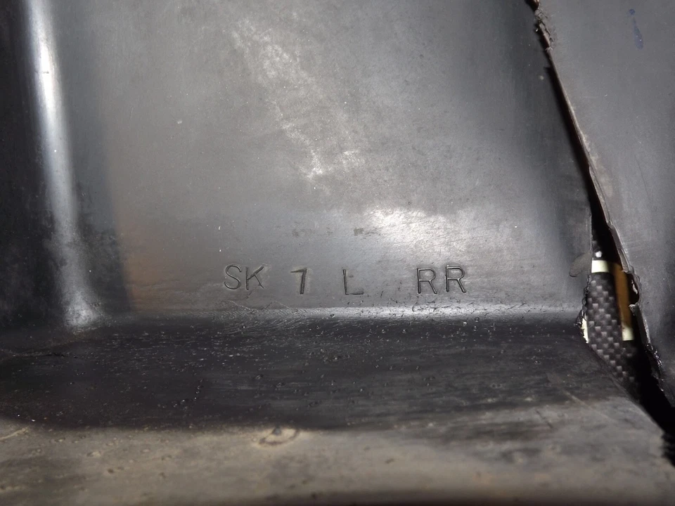 90-93 Raro OEM USDM Acura Integra DA SK7 3 puertas Juego de protectores contra salpicaduras de barro trasero L&R Foto 4 de 4