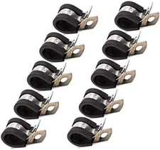 3/8 Inch Cable Clamp Vise Hardware Kit Stainless Steel Fuel Line Mounting Clips