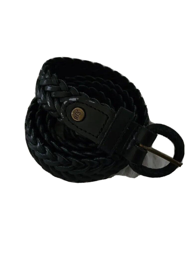 Vintage St John's Bay braided belt black XL - image 1