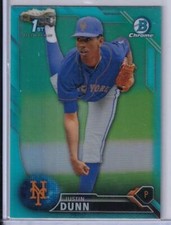 JUSTIN DUNN 2016 BOWMAN CHROME SKY BLUE REFRACTOR 1ST PROSPECT BDC-29