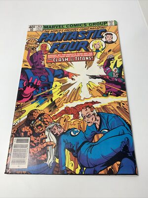 Fantastic Four #212 Marvel 1979 / Bronze Age, The Clash Of The Titans!
