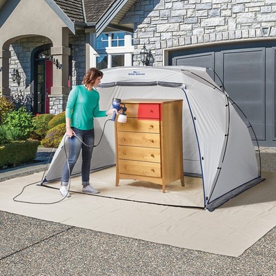 Homeright Spray Shelter Large Spray Paint Tent Portable Paint Booth Protector Ebay