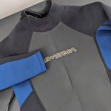 Lemorecn Kids Size 12 Black Royal Blue Swimming Surfing  Ocean Wetsuit Back Zip