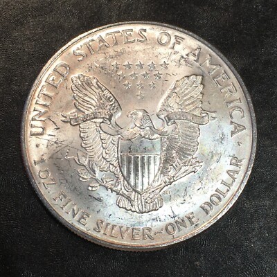 1995年 アメリカンシルバーイーグル 1995 Uncirculated American Silver Eagle US Mint Issue 1oz Pure