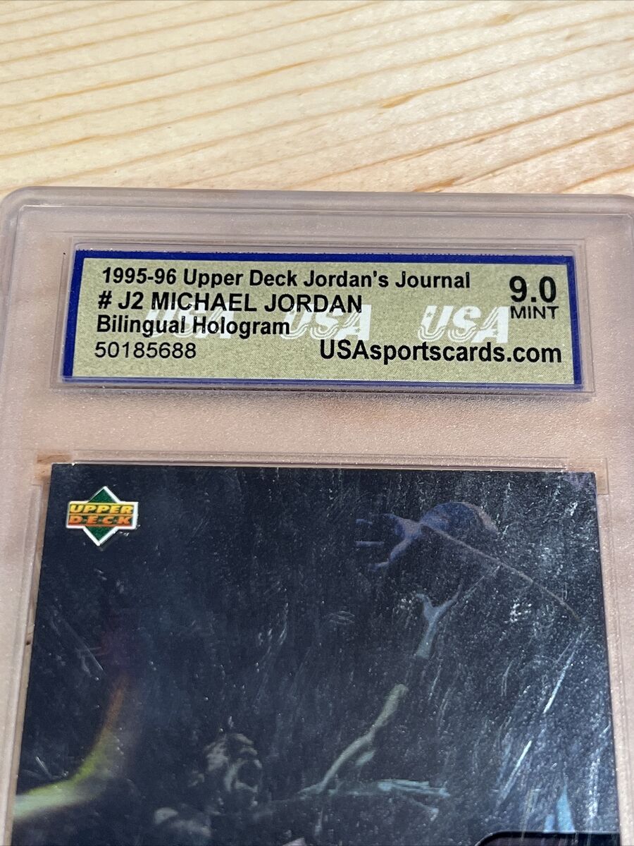 1995-96 Upper Deck GRADED Michael Jordan Jordan's Journal 1995-96 Upper Deck GRADED Michael Jordan Jordan's Journal
