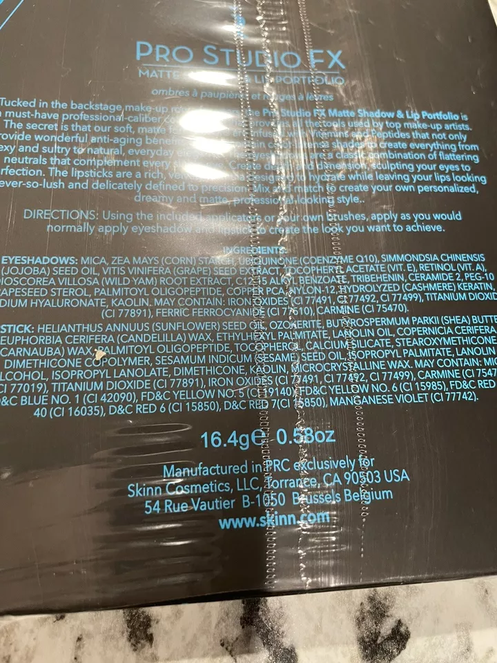 SKINN Pro Studio FX Matte Shadow & Lip Portfolio Palette NIP Sealed - Image 3 of 3