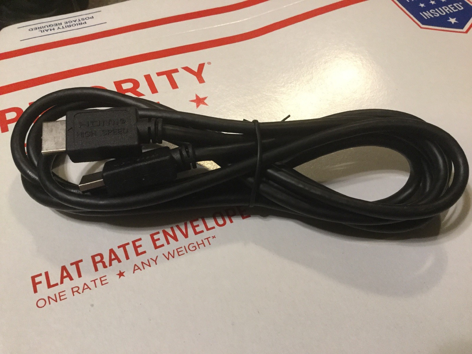 HDMI Cable High Speed 8 Foot connect Plasma DVD LCD Blueray Consoles. 3D 1080 4k-image