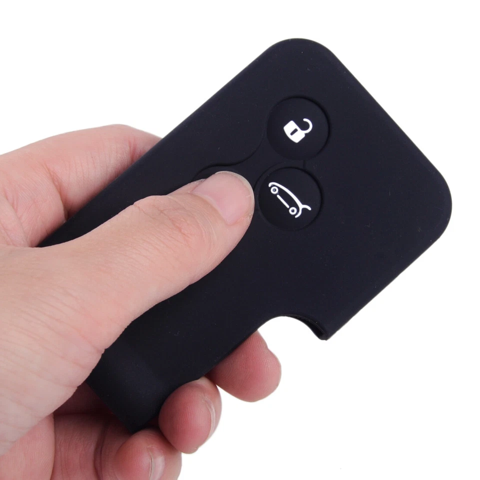 Funda para llave de silicona con control remoto de 3 botones para Renault Clio Megane Scenic Foto 3 de 4