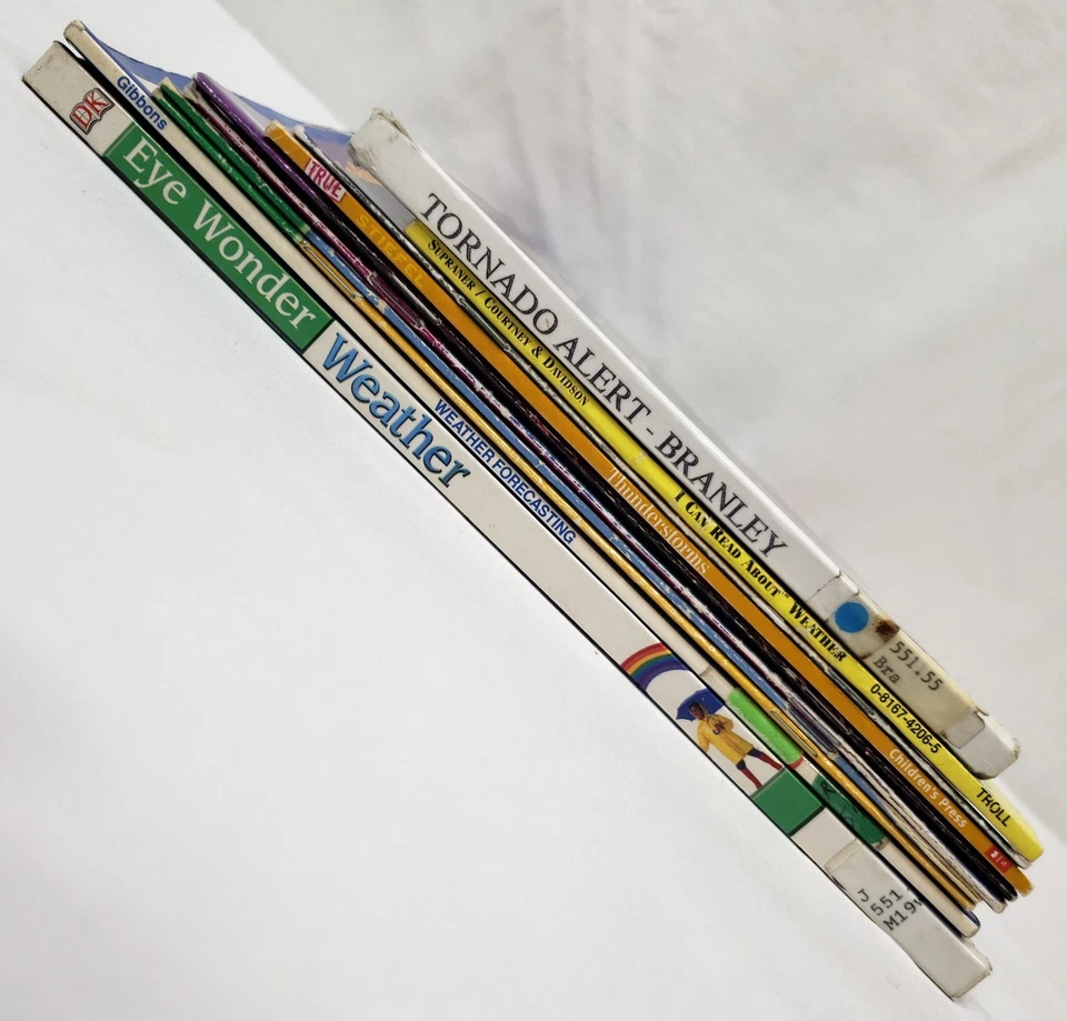 Kids Books About Weather Lot Of 10 Storms Rain Nonfiction Science Homeschool Set - Image 4 of 4