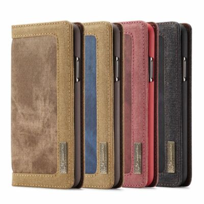 Für Samsung Galaxy Jeans Schutzhülle Handytasche Flip Case Cover Leder Synthetik