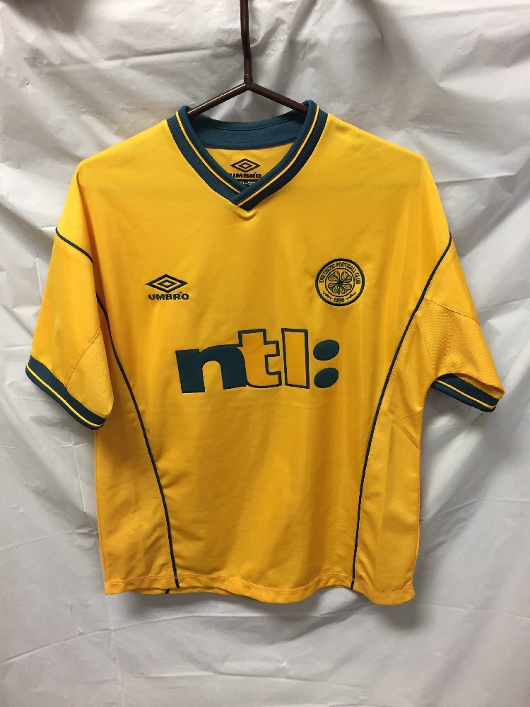 Umbro Youth Yellow Soccer Jersey “ntI:” The Celtic Football Club