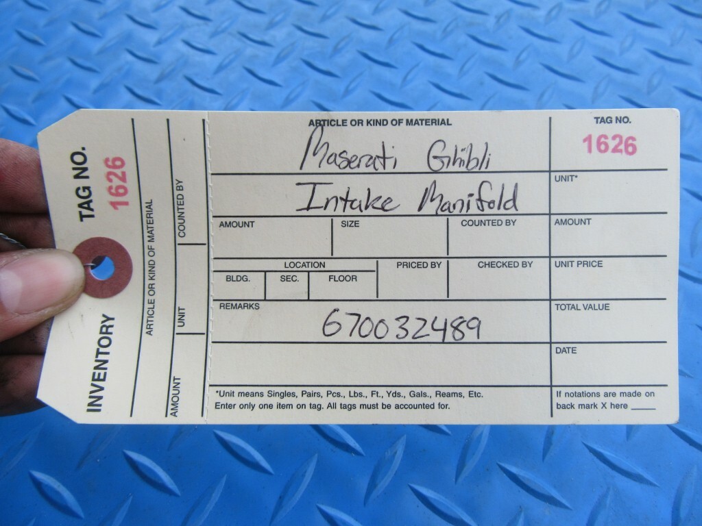 Maserati Ghibli Quattroporte Levante intake manifold #1626