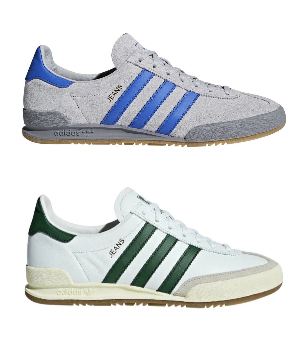 deshonesto insertar pobre ADIDAS JEANS CASUAL TRAINERS in GREY/BLUE &amp; WHITE/GREEN- FREE | eBay