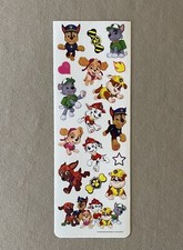 Paw Patrol Sheet Of Assorted Vinyl Stickers By SandyLion Sheet Is 11 X 4 , New