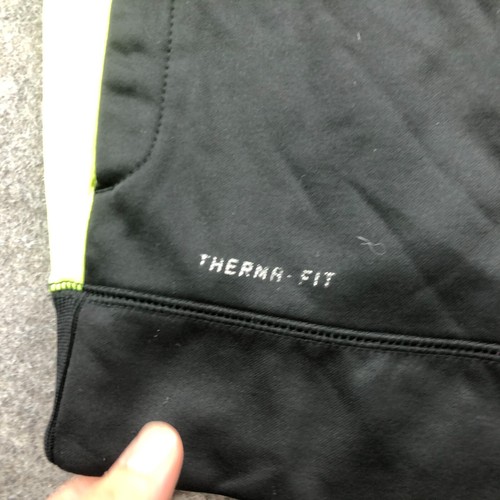 Jordan Hoodie Boys XL Black Green Logo Youth Full Zip Jacket Kids Spell Out * - Picture 4 of 14
