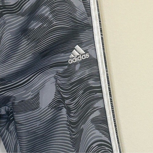 500. Adidas Kids Boys Gray Patterned Joggers size 6 - Picture 3 of 7