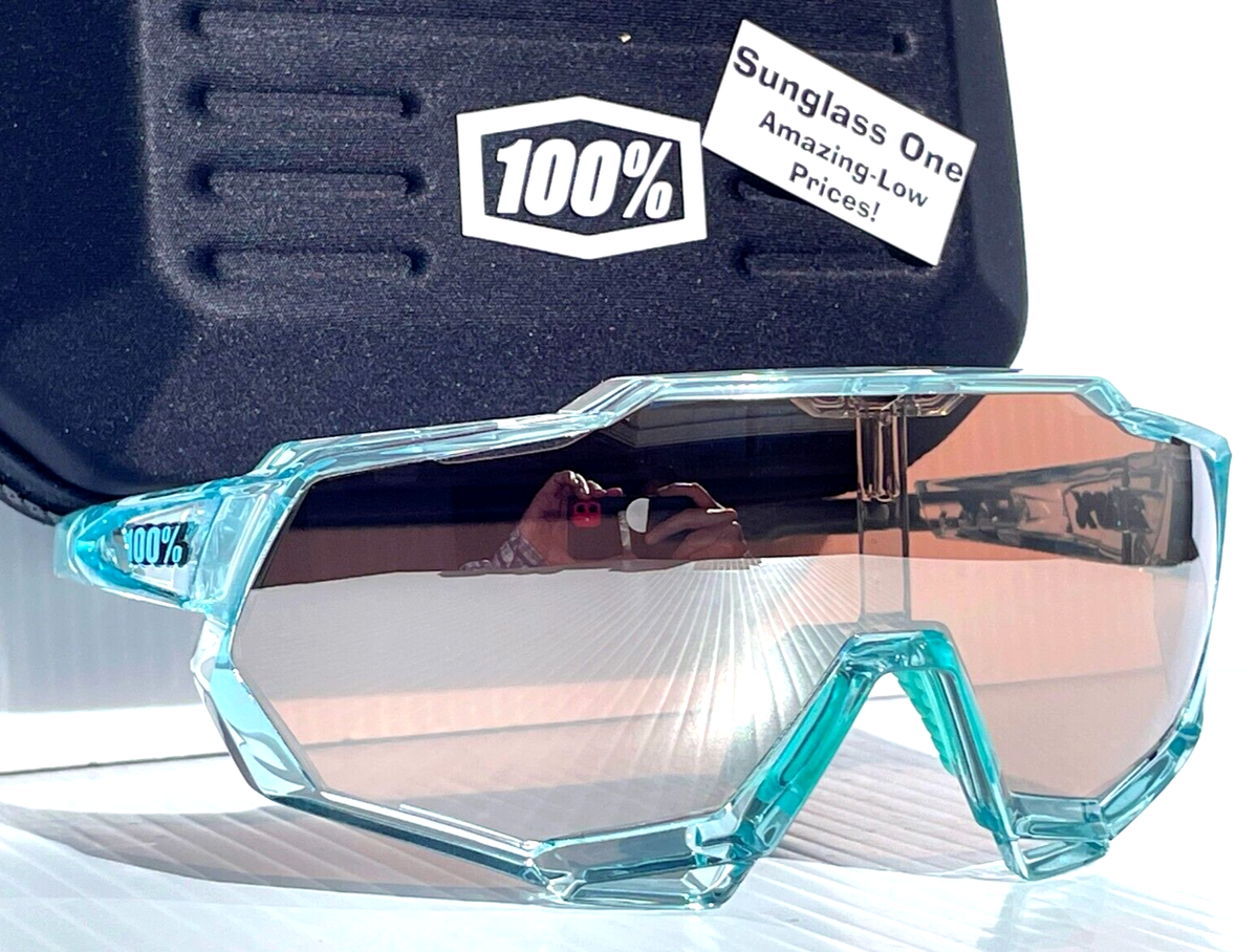 100% Percent SPEEDTRAP Translucent Mint HiPER Silver Mirror 100% Percent SPEEDTRAP Translucent Mint HiPER Silver Mirror
