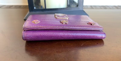 MCM パープル キーケース Authentic MCM Small Purple Leather Keychain Wallet | eBay