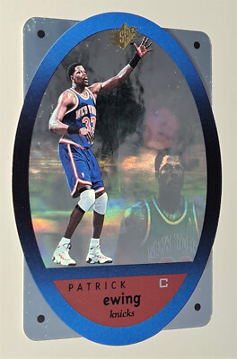 Patrick Ewing # 33 Die Cut 1996 Upper Deck SPx EN Near Mint to Mint Vintage