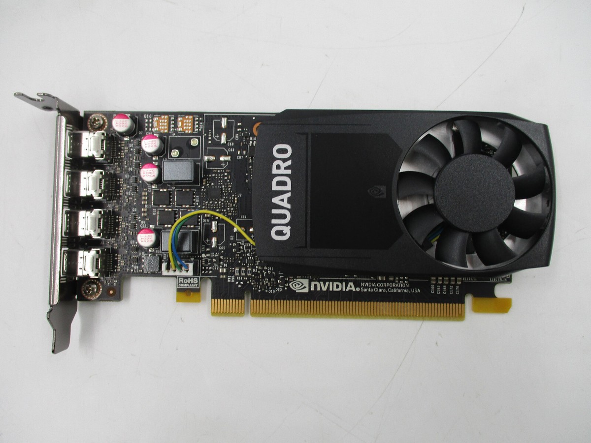 Dell NVIDIA Quadro P1000 4GB GDDR5 PCIe Graphics Card Dell P