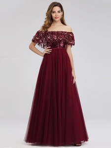 tassel evening gown