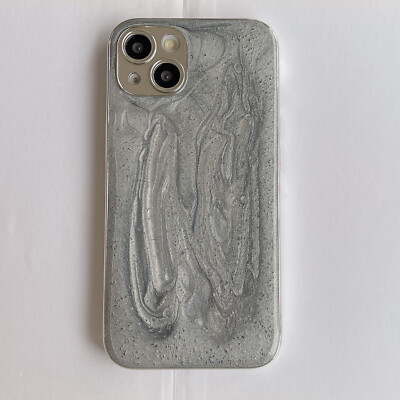 Quicksand Pattern Shockproof Phone Case For iPhone 16 Pro Max 15 Plus 13 12 11