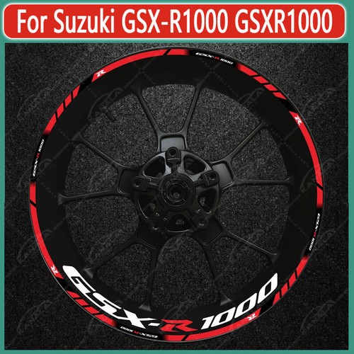 17inch Rim Wheel Decal Sticker Reflective Waterproof For Suzuki GSX-R1000 NEW - Picture 6 of 28