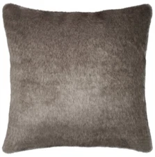 Ikea ATLISSÄ ATLISSA Faux Fur 20" x 20 Cushion Cover, Beige/Gray " - NEW