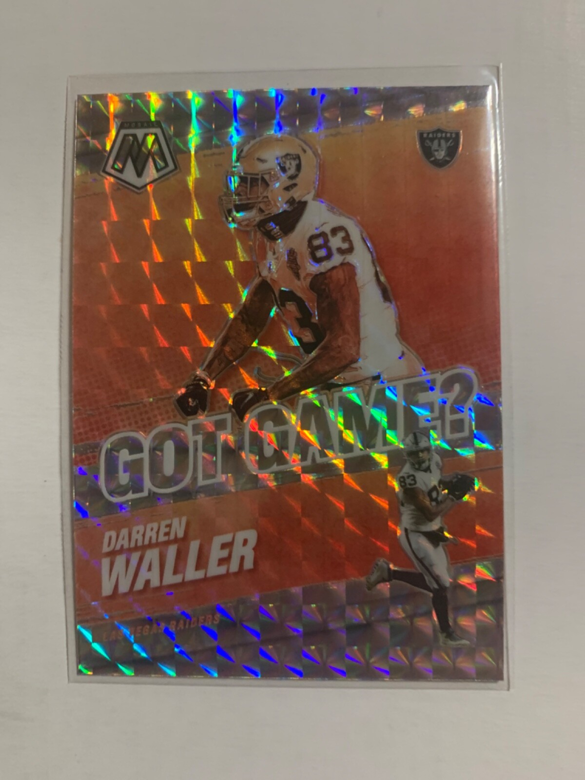 2021 MOSAIC SILVER PRIZM GOT GAME DARREN WALLER #GG-22 | eBay