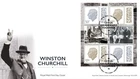 GB 2024 CHURCHILL First Day Cover Prestige Def. Pane 3, TH pmk, issue 30/11/24