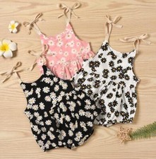 Pagliaccetto pagliaccetto tutina senza maniche top vestiti neonato bambina set abiti