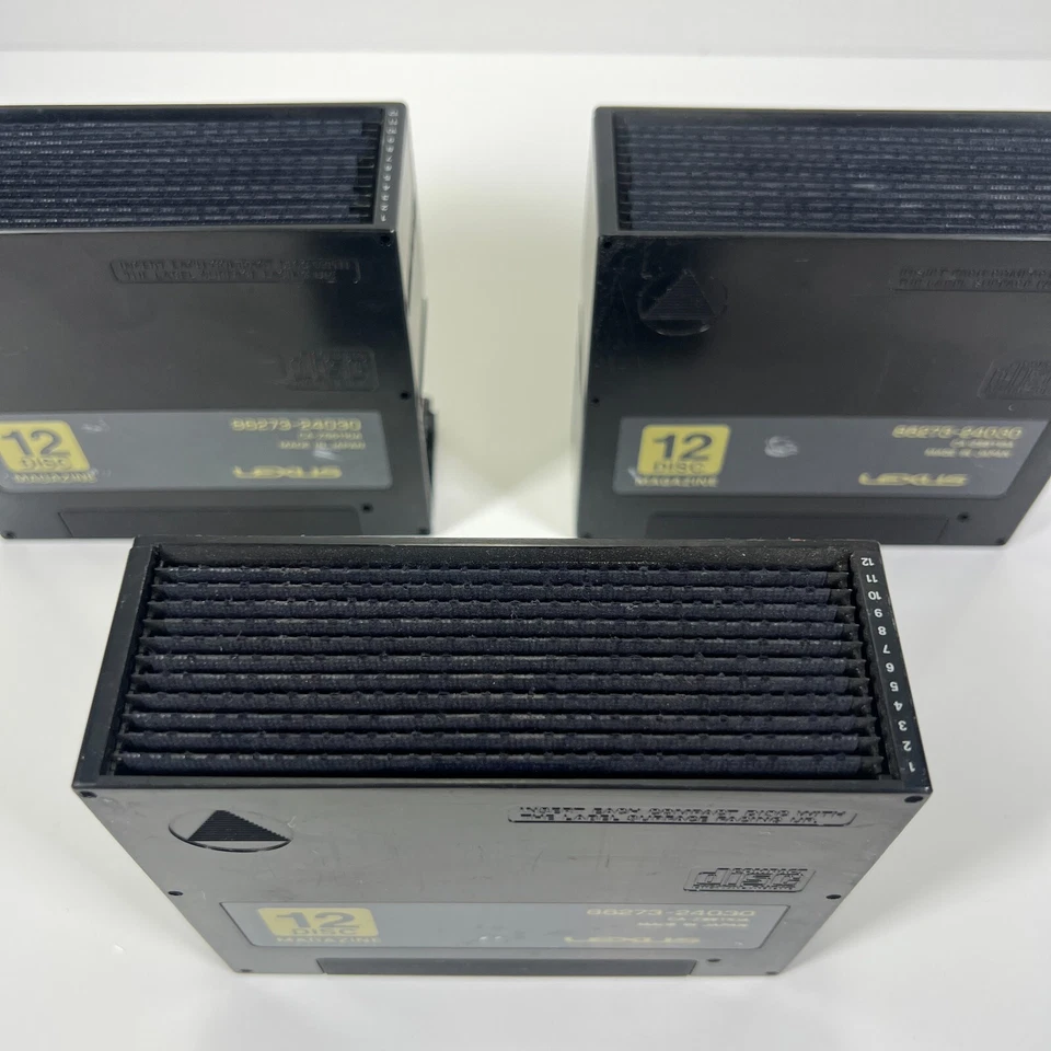 Lexus (#86273-24030, CA-ZS5110A) 12 Disc Magazine for CD Changer Lot of (3) - Image 3 of 4
