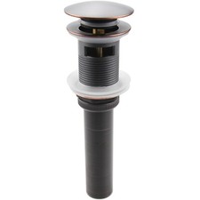 Bathroom Sink Pop Up Drain Stopper with Overflow Basin Vessel Oil Rubbed Bronze