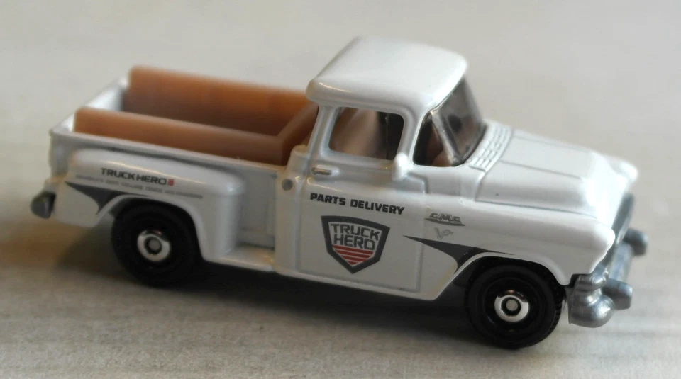Matchbox 1957 GMC Stepside Pickup weiß Truck Hero Mattel MBX Auto Car white ´57 - Bild 4 von 4