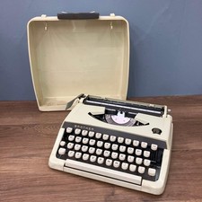 Typewriter BROTHER Young Elite JPI-101 White Tested Good Antique Japan thumbnail