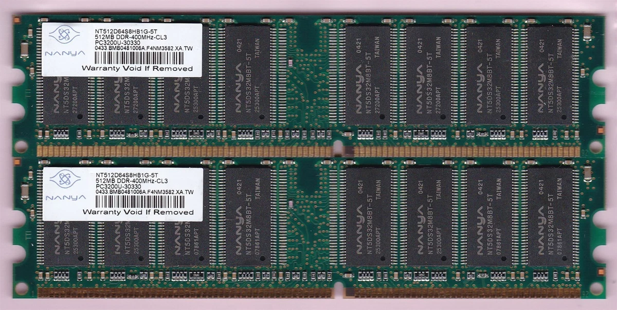 Preços baixos em 512 MB de RAM de Computador Nanya capacidade por
