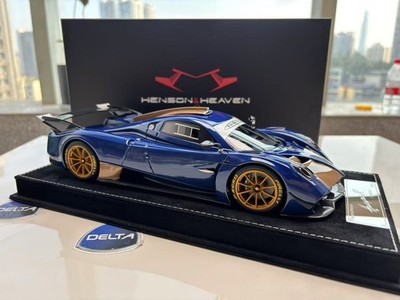1/18 Henson & Heaven HH Model Pagani Huayra R Blue/gold Carbon | eBay