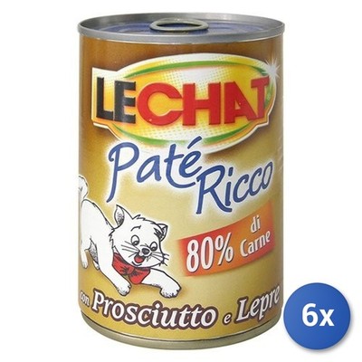 6X Katzenpaté Monge 0338 Le Chat