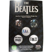 Gadget -D- Orphan Sku - The Beatles Button Badge Pack: 1969-1970 Rock Off