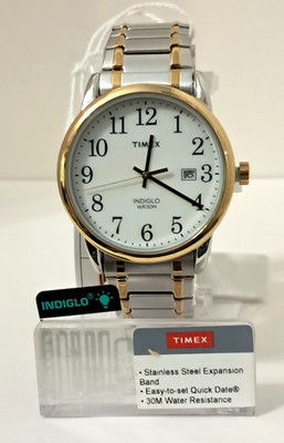 TIMEX INDIGLO MEN'S WATCH NEW TW 2P81400 WF